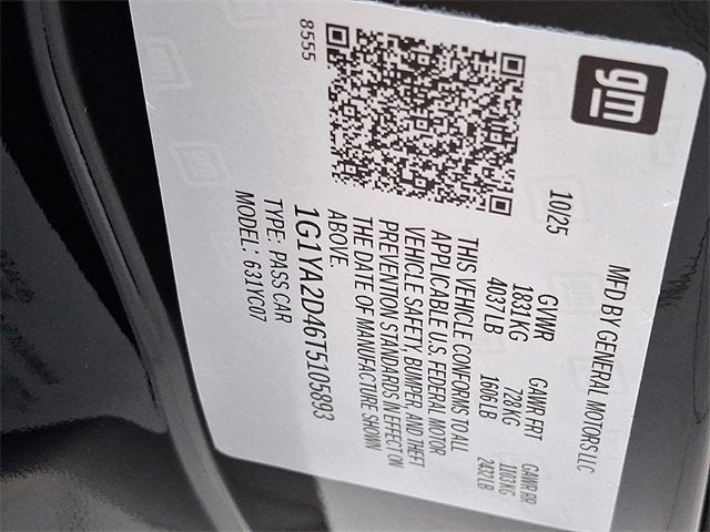 2026 Chevrolet Corvette Stingray 1LT