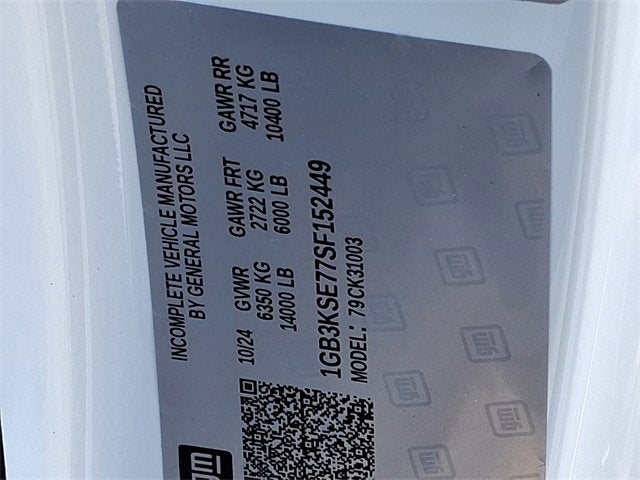 2025 Chevrolet Silverado 3500 HD Chassis Cab Work Truck