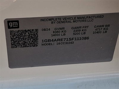 2025 Chevrolet Silverado 3500 HD Chassis Cab Work Truck