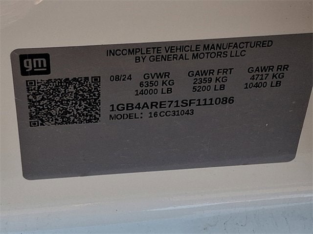 2025 Chevrolet Silverado 3500 HD Chassis Cab Work Truck