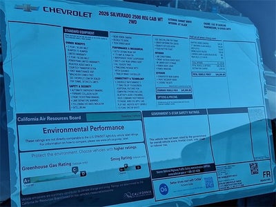 2026 Chevrolet Silverado 2500 HD WT