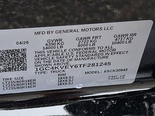 2026 Chevrolet Silverado 3500 HD High Country DRW