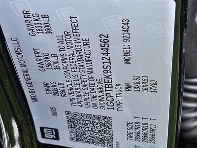 2025 Chevrolet Colorado WT/LT