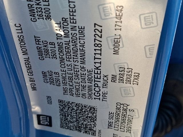 2026 Chevrolet Colorado Trail Boss