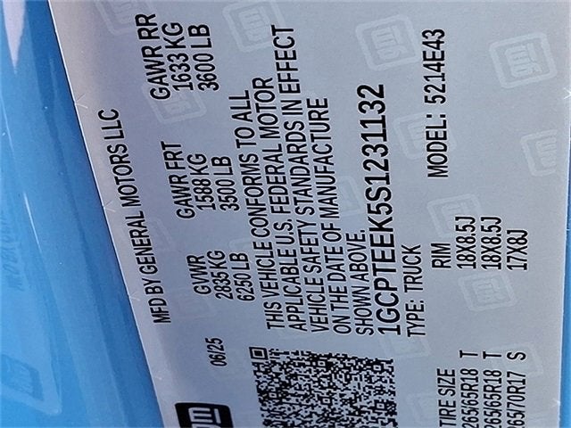 2025 Chevrolet Colorado Trail Boss