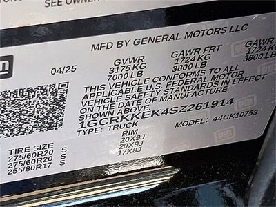 2025 Chevrolet Silverado 1500 LT (2FL)