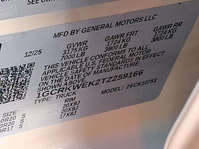 2026 Chevrolet Silverado 1500 RST