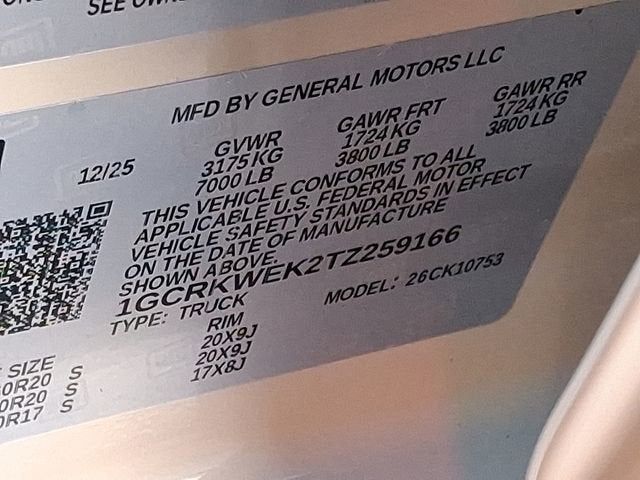 2026 Chevrolet Silverado 1500 RST