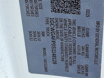 2025 Chevrolet Express Cargo 2500 WT