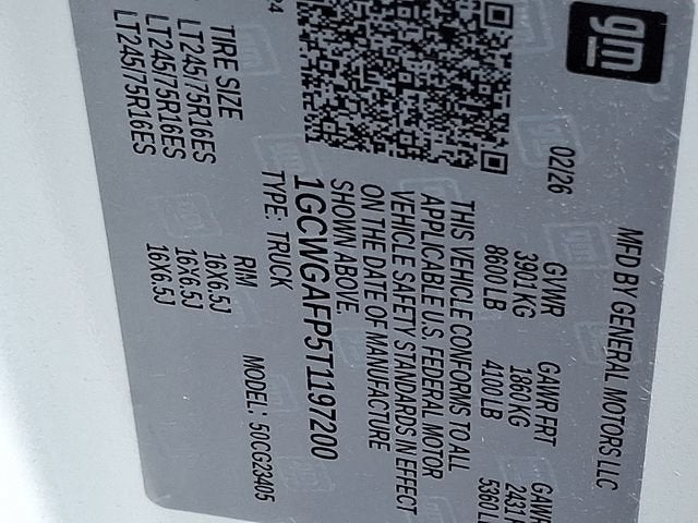 2026 Chevrolet Express Cargo WT