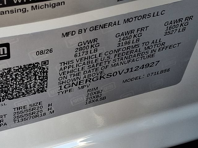 2027 Chevrolet Traverse LT