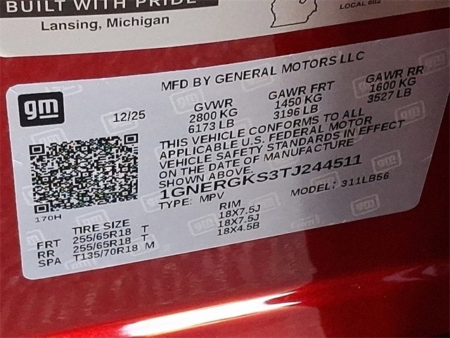 2026 Chevrolet Traverse LT