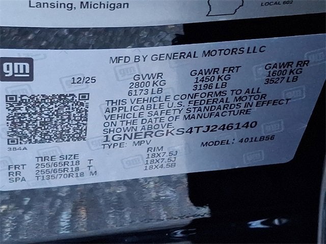 2026 Chevrolet Traverse LT