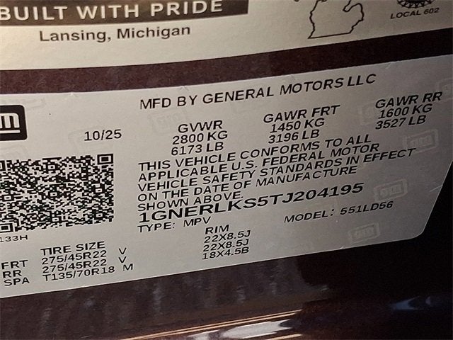 2026 Chevrolet Traverse RS