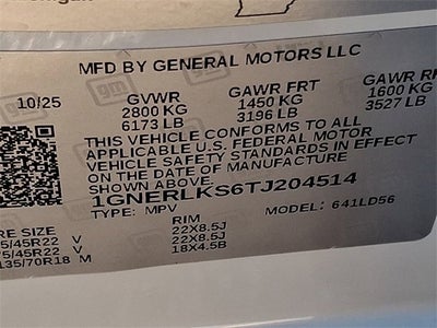 2026 Chevrolet Traverse RS