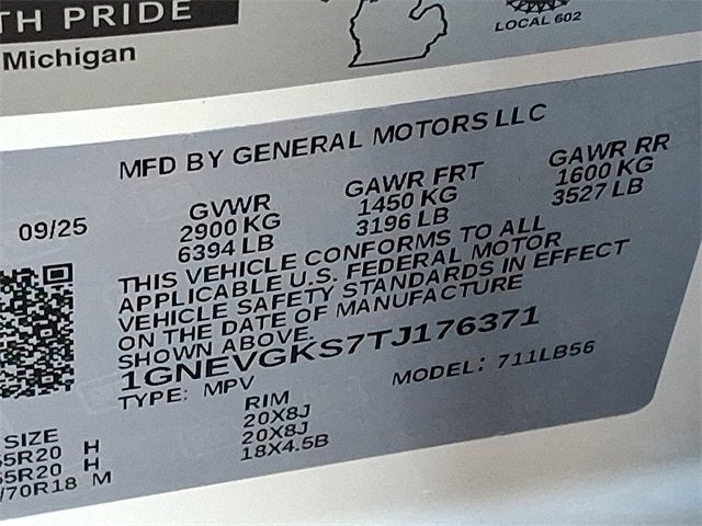 2026 Chevrolet Traverse LT