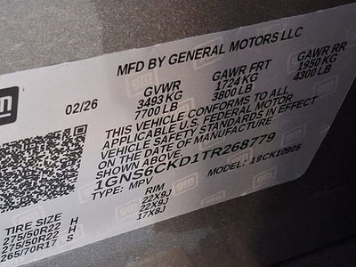 2026 Chevrolet Suburban LT