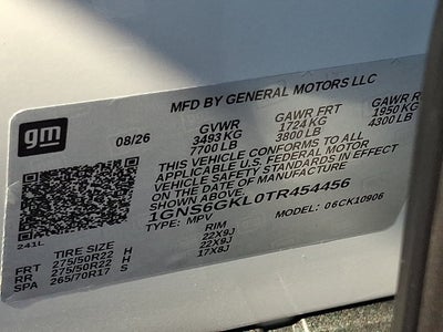 2026 Chevrolet Suburban High Country