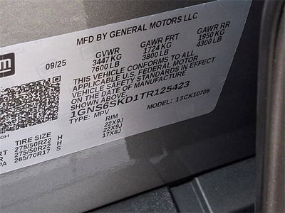 2026 Chevrolet Tahoe Premier