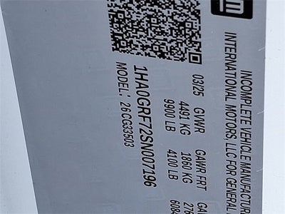 2025 Chevrolet Express Cutaway 3500 1WT