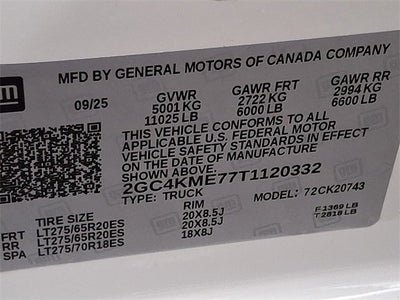 2026 Chevrolet Silverado 2500 HD Custom