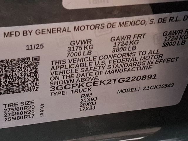 2026 Chevrolet Silverado 1500 Custom Trail Boss