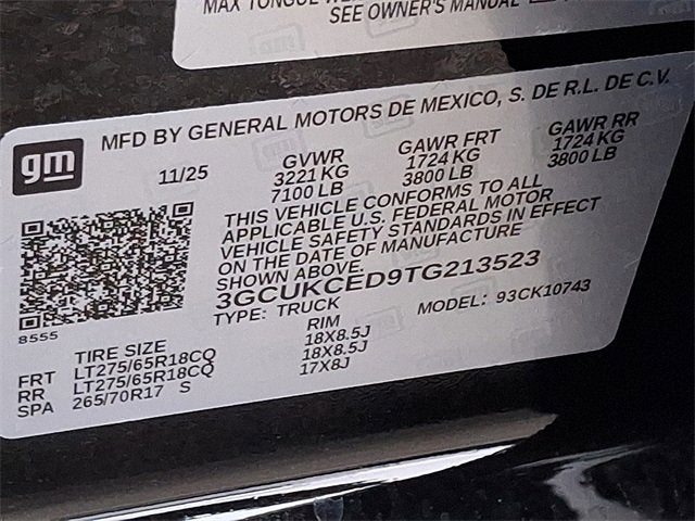 2026 Chevrolet Silverado 1500 Custom Trail Boss