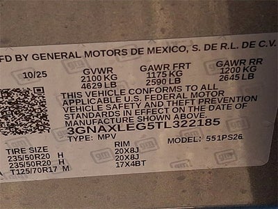 2026 Chevrolet Equinox RS