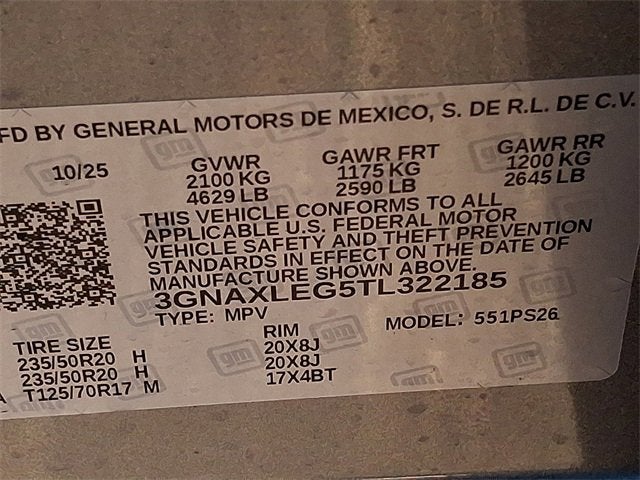 2026 Chevrolet Equinox RS