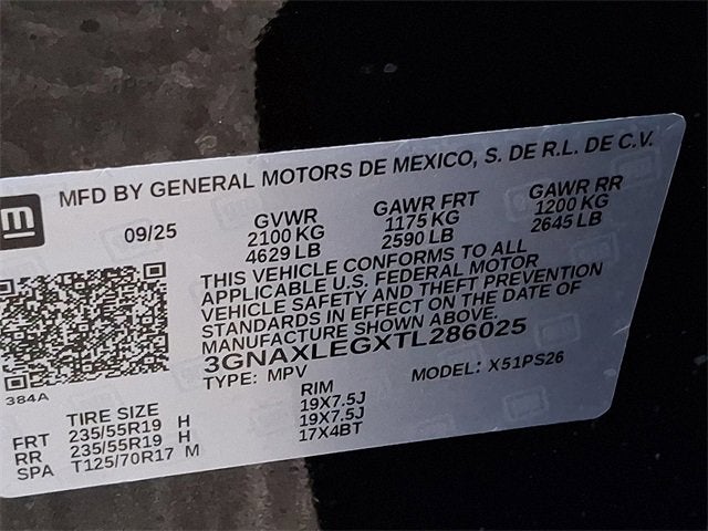 2026 Chevrolet Equinox RS