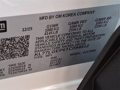 2026 Chevrolet Trax 1RS