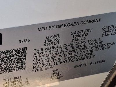 2026 Chevrolet Trax 2RS