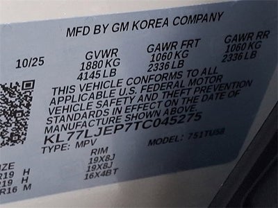 2026 Chevrolet Trax 2RS