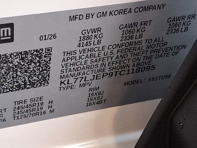 2026 Chevrolet Trax 2RS