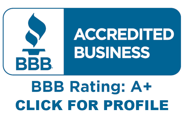 BBB Accredited Business A+ Rating