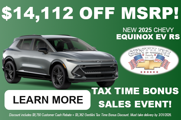 Get $14,112 off MSRP on a new Chevy Equinox EV